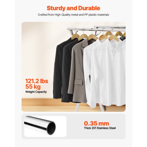 Clothes Drying Rack 2Tier Telescopic Laundry Dryer Rack Stainless Steel