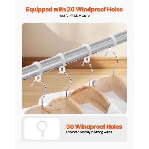 Clothes Drying Rack 2Tier Telescopic Laundry Dryer Rack Stainless Steel