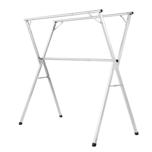 Clothes Drying Rack 2Tier Telescopic Laundry Dryer Rack Stainless Steel