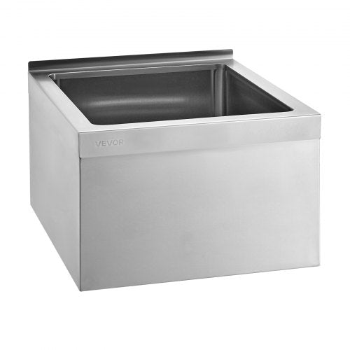 Stainless Steel Floor Mop Sink 22 x 19 x 12 in 304 Stainless Steel