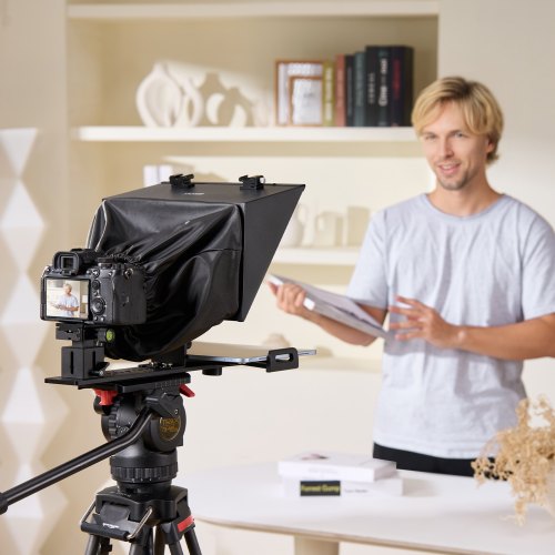 Teleprompter 13 Aluminum Alloy Floor Type with Adjustable Angle