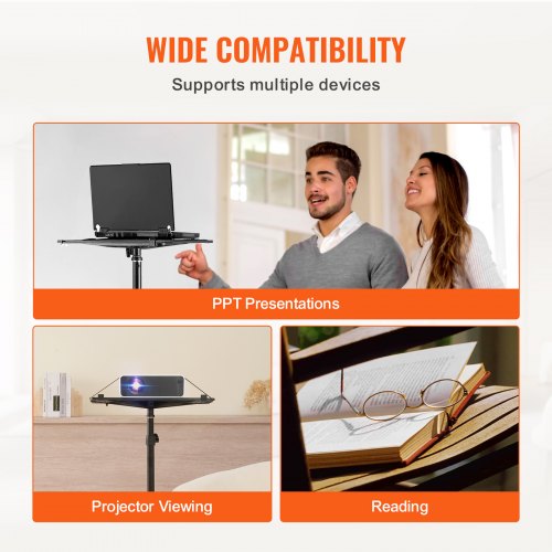 Projector Stand Projector Floor Stand Adjustable Height from 303 to 634