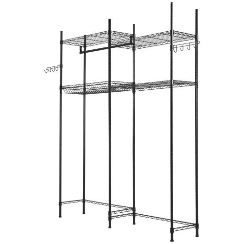 Over Washer and Dryer Storage Shelves 4 Tiers Laundry Room Drying Rack