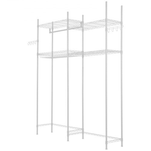 Over Washer and Dryer Storage Shelves 4 Tiers Laundry Room Drying Rack
