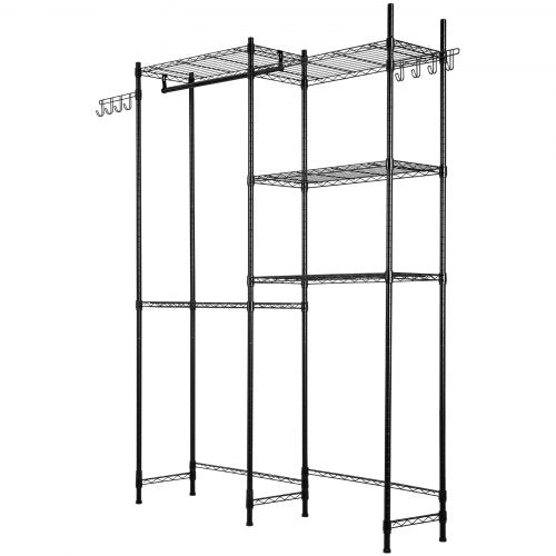 Over Washer and Dryer Storage Shelves 5 Tiers Laundry Room Drying Rack