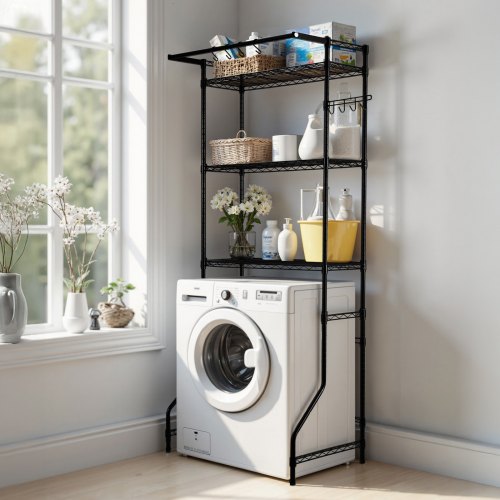 Over Washer and Dryer Storage Shelf 3 Tiers Laundry Room Drying Rack