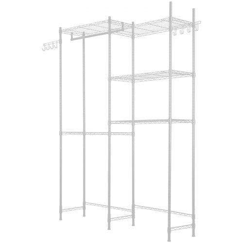 Over Washer and Dryer Storage Shelves 5 Tiers Laundry Room Drying Rack
