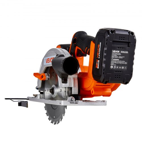 Cordless Circular Saw 612 inch Blade 4700 RPM Speed45 Degree Bevel