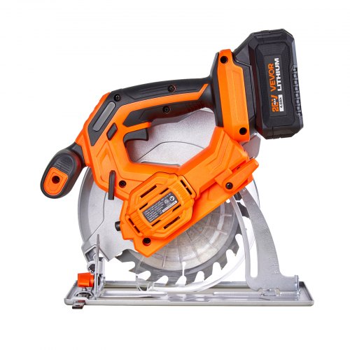 Cordless Circular Saw 612 inch Blade 4700 RPM Speed45 Degree Bevel