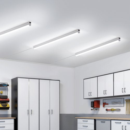 LED Shop Light 6 Pack T5 Integrated Single Fixture 4FT 2200lm 6500K