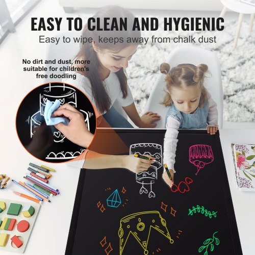 LED Message Writing Board 32x24 Illuminated Erasable Lighted Chalkboard