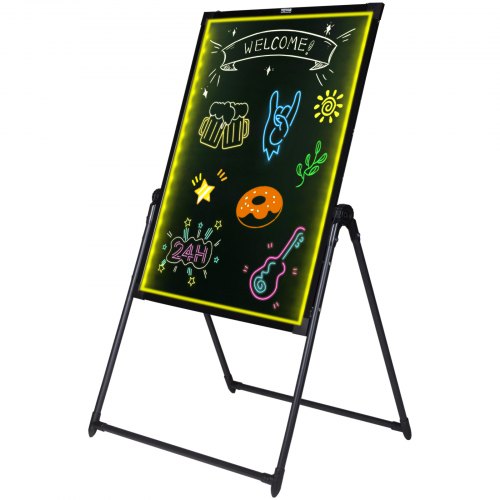 LED Message Writing Board 32x24 Illuminated Erasable Lighted Chalkboard