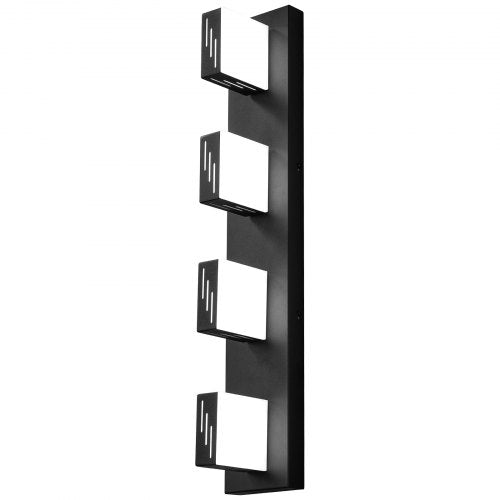 4Light LED Modern Vanity Light Fixtures 2559Inch Black Finish Bathroom