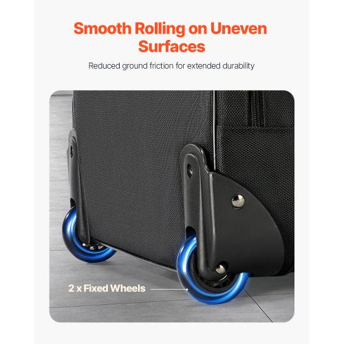 Rolling Laptop Bag Fits Up to 15.6 Inch Laptop Wheeled Briefcase Roller