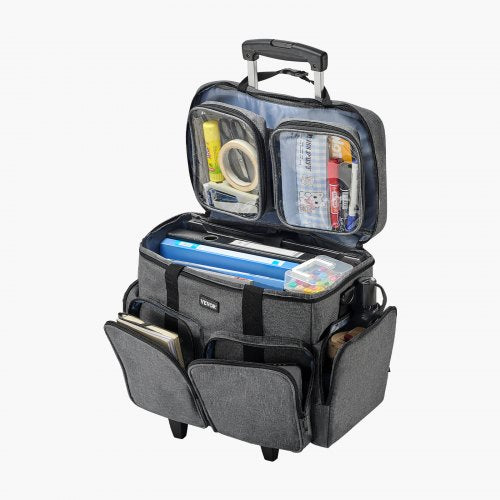 Rolling Laptop Bag Fits Up to 15.6 Inch Laptop Wheeled Briefcase Teacher