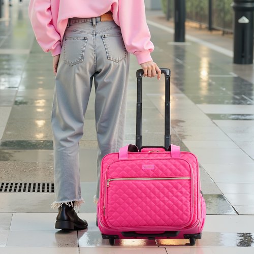 Rolling Laptop Bag Fits Up to 17.3 Inch Laptop Wheeled Briefcase Roller