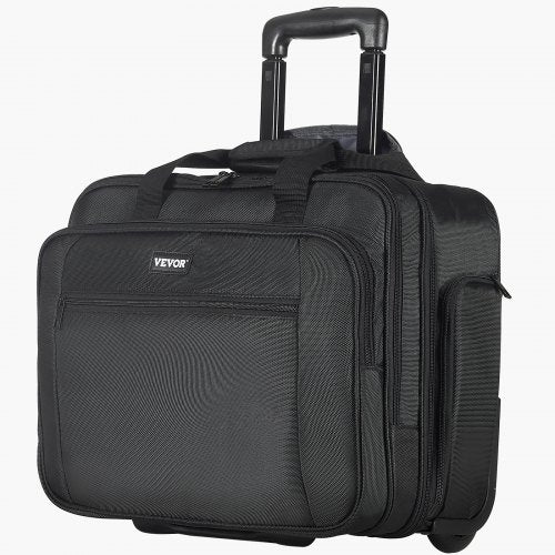 Rolling Laptop Bag Fits Up to 17.3 Inch Laptop Wheeled Briefcase Roller