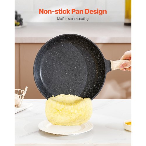 19 Piece Pots and Pans Set Granite Nonstick Cookware Set Induction