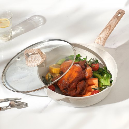 19 Piece Pots and Pans Set Nonstick Granite Cookware Set Induction
