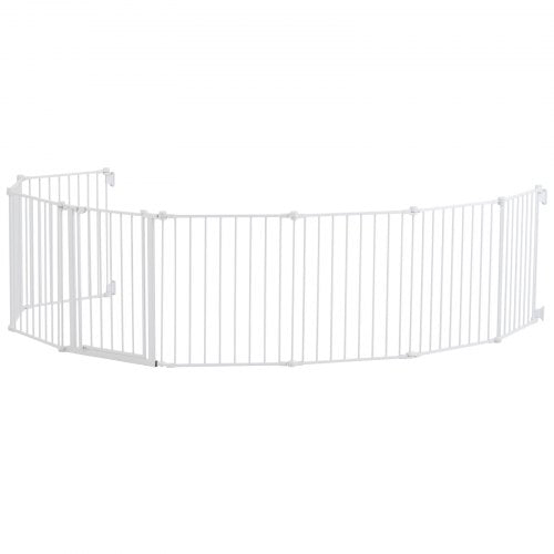 Baby Gate 192 Inches Extra Wide 28 Inches High 8Panel Foldable Dog Gate