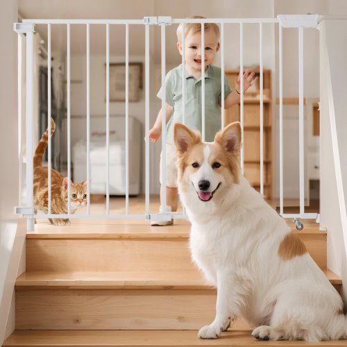 Baby Gate 29543 Inches Adjustable Width 28 Inches High Dog Gate No