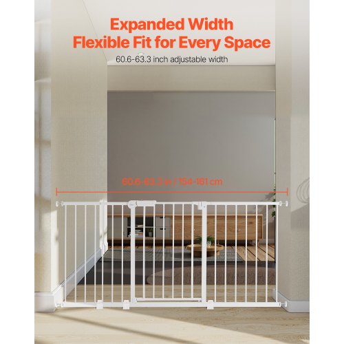 Baby Gate 606633 Inches Adjustable Width 30 Inches High Dog Gate Easy