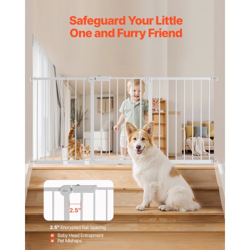 Baby Gate 606633 Inches Adjustable Width 30 Inches High Dog Gate Easy