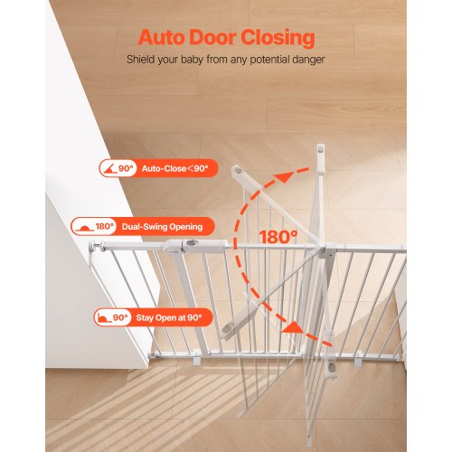 Baby Gate 2648 Inches Adjustable Width 36 Inches High Dog Gate Easy Step