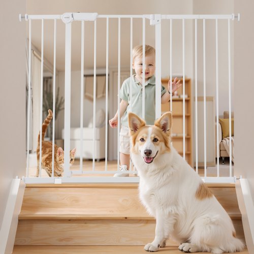 Baby Gate 2648 Inches Adjustable Width 36 Inches High Dog Gate Easy Step