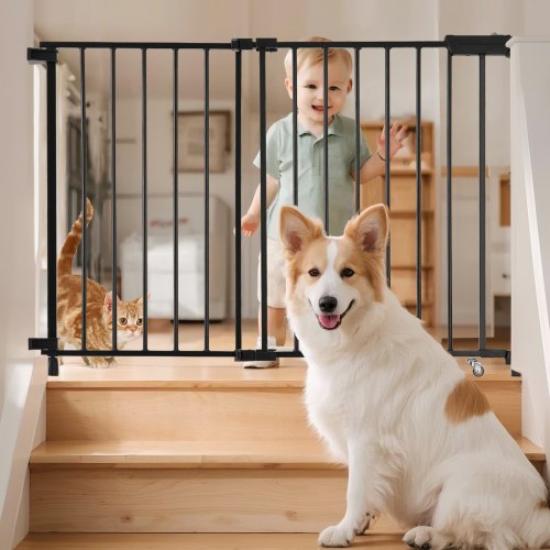 Baby Gate 29543 Inches Adjustable Width 28 Inches High Dog Gate No