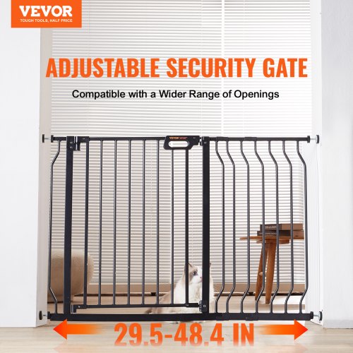 Baby Gate 295484 Extra Wide 30 High Dog Gate for Stairs Doorways