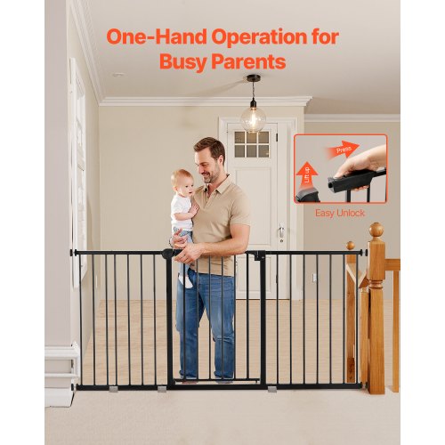 Baby Gate 606633 Inches Adjustable Width 30 Inches High Dog Gate Easy