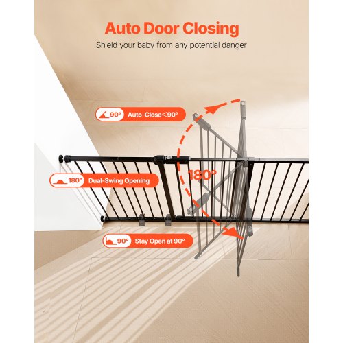 Baby Gate 606633 Inches Adjustable Width 30 Inches High Dog Gate Easy
