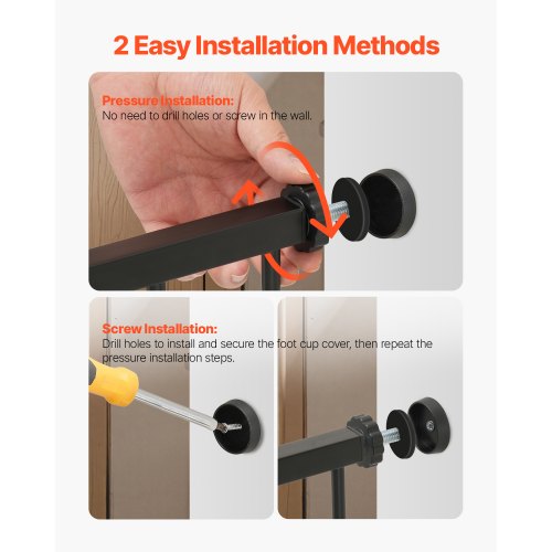 Baby Gate 2648 Inches Adjustable Width 36 Inches High Dog Gate Easy Step