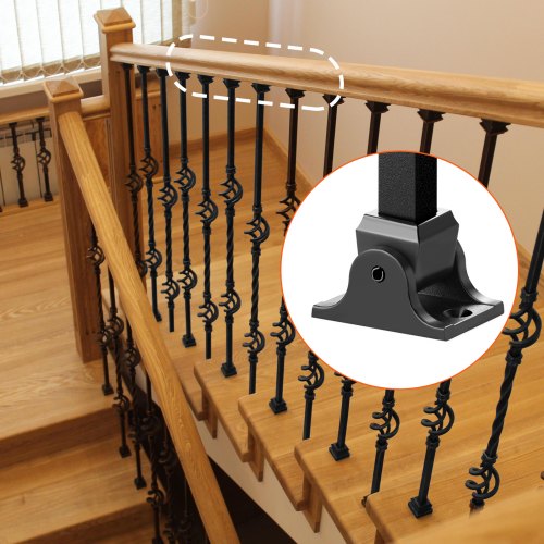 Aluminum Alloy Baluster Shoes Square Balusters Baluster Wrought Spindles
