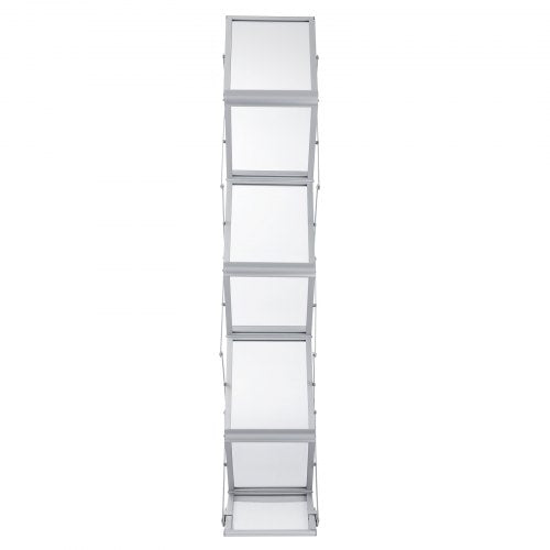 Foldable Magazine Display Rack 6 Pockets PopUp Brochure Display Stand