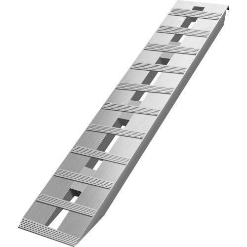 60 X 12 Aluminum Trailer Ramps 6000LBS Total Beavertail Hook End 1