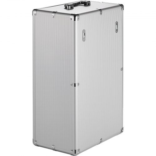 36 Slots Cell Phone Cabinet Silver Aluminum Alloy Pocket Chart Storage