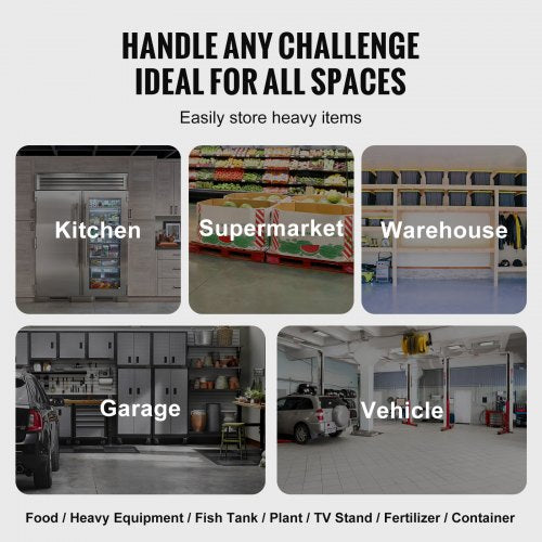 Aluminum Dunnage Rack 48” x 20” Commercial Food Floor Rack 8” Off the Floor