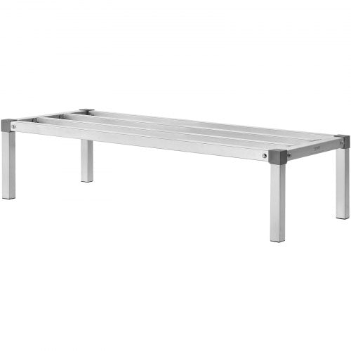 Aluminum Dunnage Rack 48” x 20” Commercial Food Floor Rack 12” Off the Floor