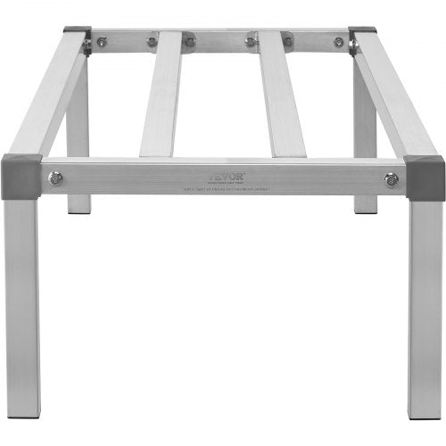 Aluminum Dunnage Rack 48” x 20” Commercial Food Floor Rack 12” Off the Floor