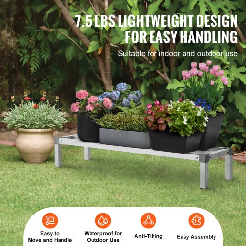 Aluminum Dunnage Rack 48 x 14 Commercial Food Floor Rack 8 Off the Floor