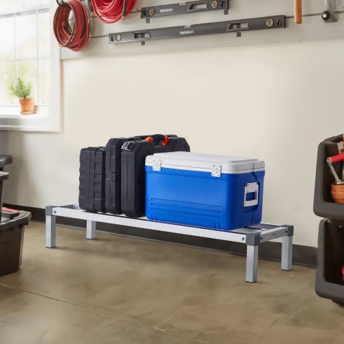 Aluminum Dunnage Rack 48 x 14 Commercial Food Floor Rack 8 Off the Floor