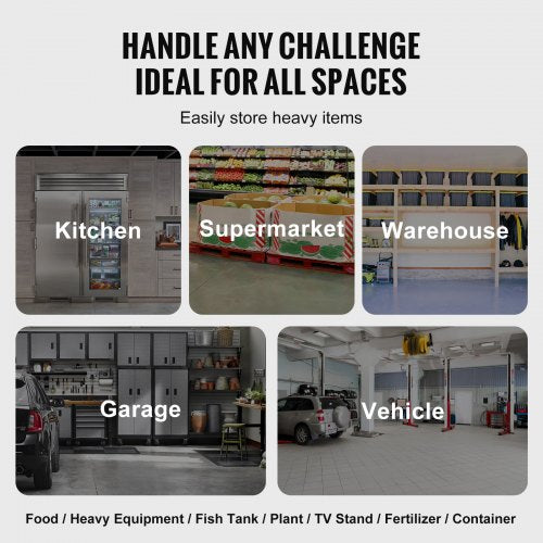 Aluminum Dunnage Rack 48” x 20” Commercial Food Floor Rack 8” Off the Floor