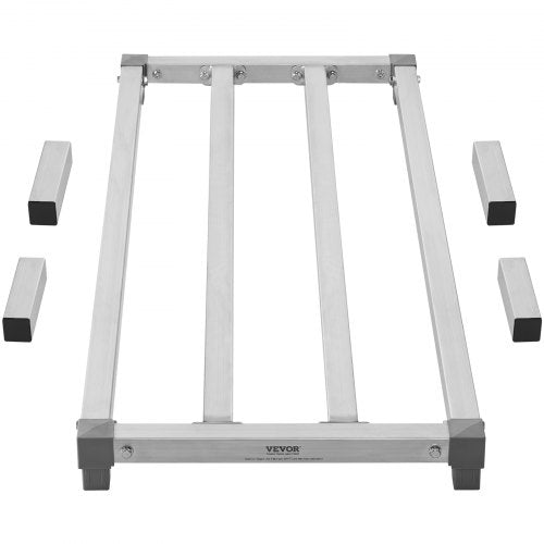 Aluminum Dunnage Rack 48” x 20” Commercial Food Floor Rack 8” Off the Floor