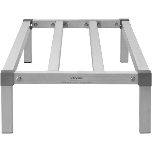 Aluminum Dunnage Rack 48” x 20” Commercial Food Floor Rack 8” Off the Floor