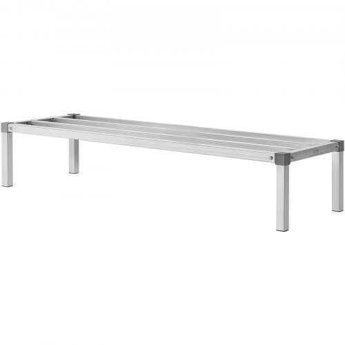 Aluminum Dunnage Rack 60” x 20” Commercial Food Floor Rack 12” Off the Floor