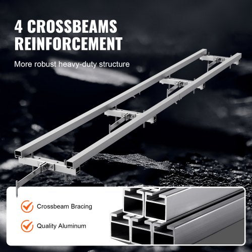 Rail Mill Guide System 9 ft Milling Guide 4 Crossbar Kits Chainsaw Mill