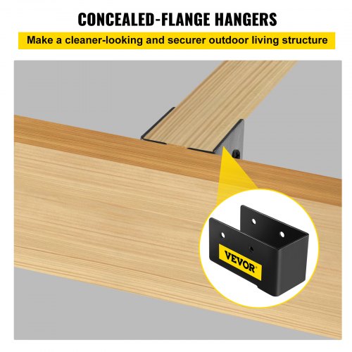 Concealed Joist Hanger 2x4 Outdoor Accent ConcealedFlange Pack of 24