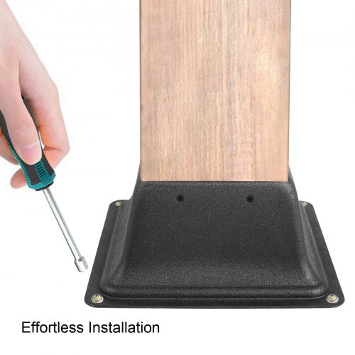 Deck Post Base 5 PCS Post Base Skirt 4x4 Actual 338x338 Post Support